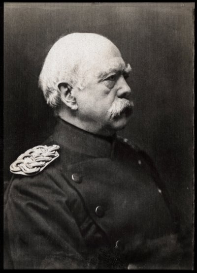 Ritratto di Otto von Bismarck (1815-1898), statista prussiano tedesco da French Photographer